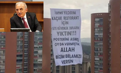 Ümraniye Belediyesi'nde ''kaçak restoran'' gerilimi! Site yönetiminden pankartlı protesto: ❝Kaçak restoran için yıktın!❞