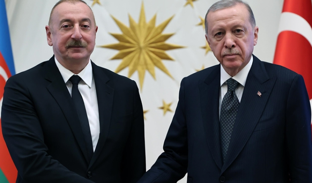 Cumhurbaşkanı Erdoğan, Aliyev'le görüştü