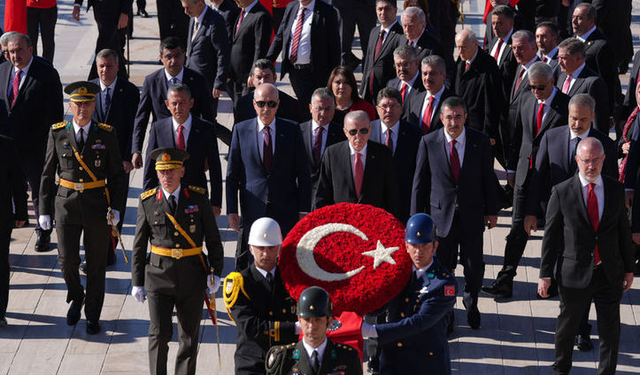 29 Ekim Cumhuriyet Bayramı: Devlet erkanı Anıtkabir'de